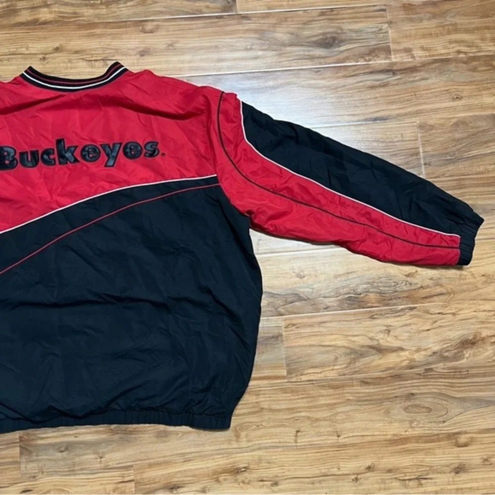Vintage Ohio State Buckeyes 58 Sports Pullover‎ Lined XXL Windbreaker Jacket Y2K